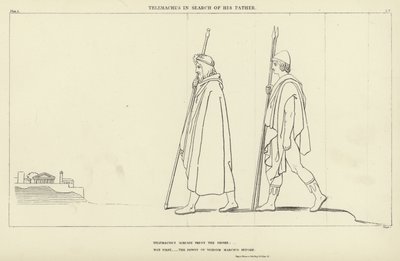 Telemachus in Search of His Father by John Flaxman